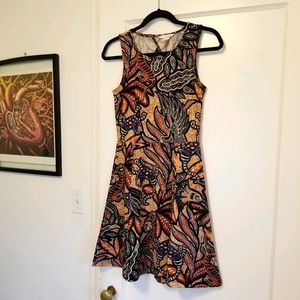 funky keyhole 🗝️ back skater dress